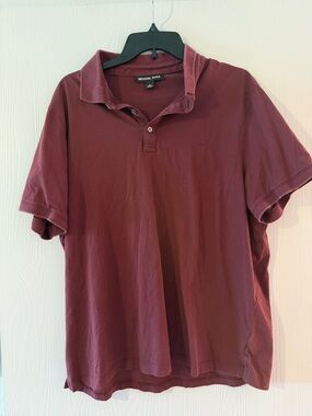 Michael Kors Men's Wine Polo Shirt